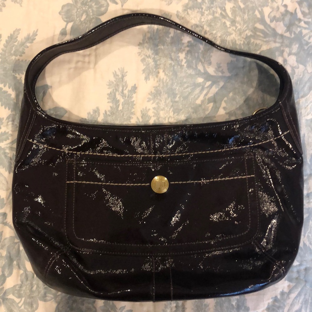 Coach patent leather purse